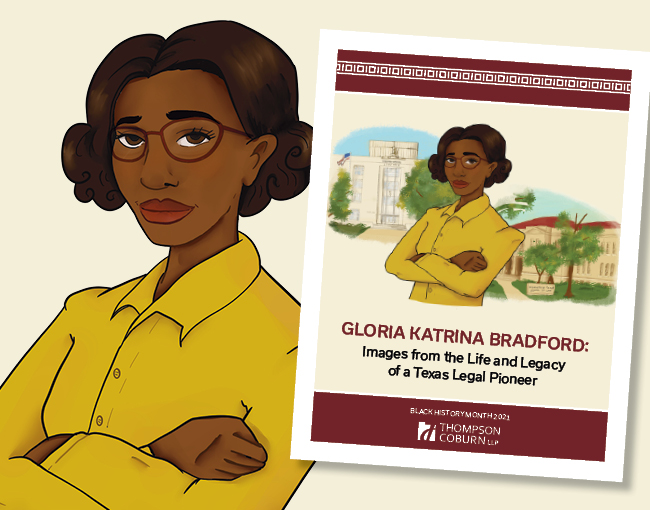 Gloria Bradford portrait and coloring book
