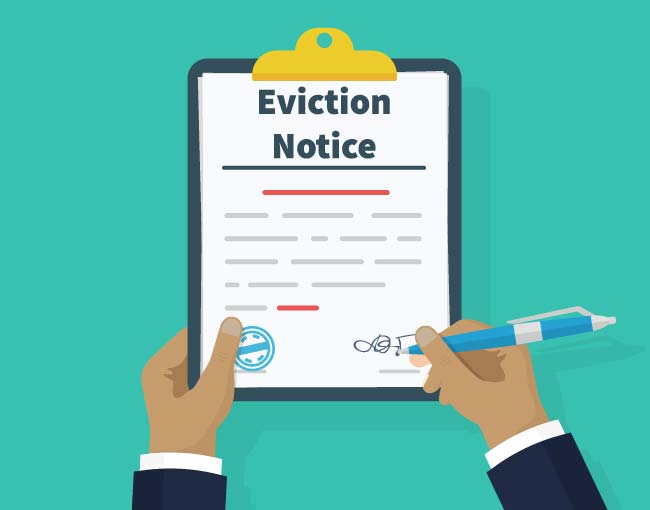 illustration of eviction notice